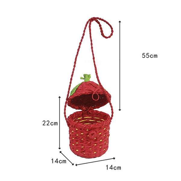 Strawberry basket bag